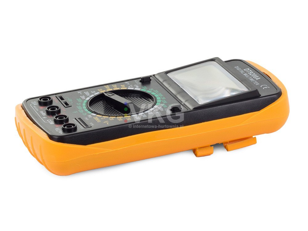 cyfrowy multimetr temperaturą DT9208A wyświelacz LCD sonda